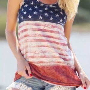 American burnout racerback tank